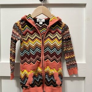 Missoni for Target Chevron Hoodie Cardigan